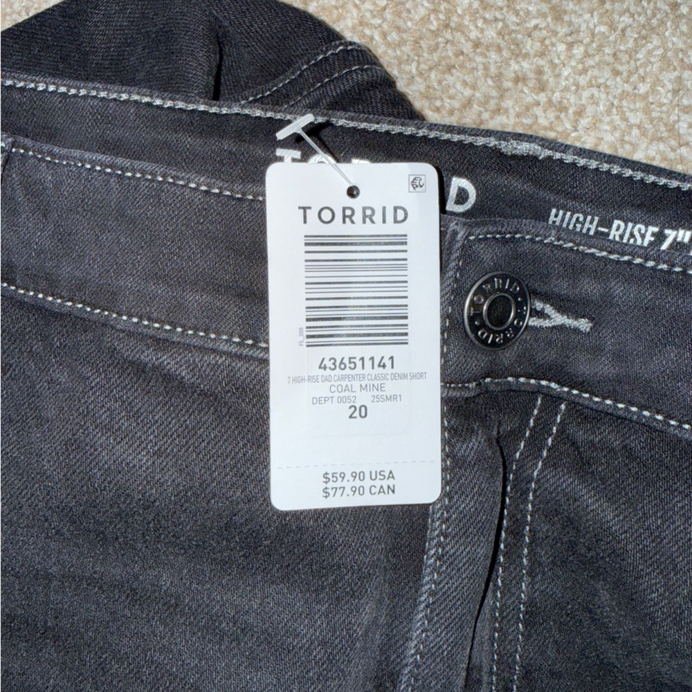 Torrid High Rise Dad Shorts - Picture 3 of 3